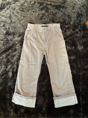 SOFIE D’HOORE TAN CUFFED WORK PANTS SZ 36